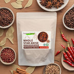 Star Anise Whole 1lb（453g）|Fresh Dried Anise Pods for Cooking,Baking,Tea Brewing | Chef's Choice Premium Spices with Resealable Bag | Intense Aroma for Pho, Soups & Asian Recipes (1lb（453g）)