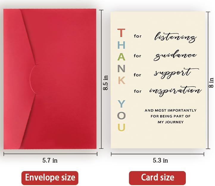 Funny Thank You Card to Teacher,Unique Appreciation Thank You Gifts for Mentor, Coach, Educator,Friends, Great Thank You Gift Ideas for Women Men,Thank You Gift for Mom Dad