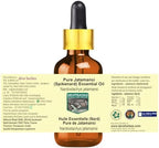 Jatamansi (Spikenard) Essential Oil (Nardostachys jatamansi) with Glass Dropper | Pure | Non-Sticky | Non-Greasy | Lightweight | Men & Women | All Skin Types | Steam Distilled 2ml (0.06 oz)