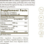 Solgar Calcium Magnesium with Vitamin D3, 300 Tablets - Promotes Healthy Bones, Supports Nerve & Muscle Function - Highly Absorbable Form - Non-GMO and Gluten Free - 60 Servings