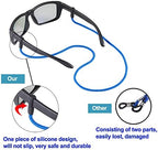 Sunglasses Strap, Eyeglasses String Holder Straps Rope, 3pcs Premium Sunglasses Chains, Leash Eyewear Retainer and Glasses Strap for Men Women kids - Sunglass Lanyard Cord Neck Retainer(3pcs Red)