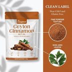 Living Root Ceylon Cinnamon Powder - LivingRoot with MCT Oil 7200 mg Equivalent per Serving, Highly Bioavailable Herbal Supplement, Non-GMO, Gluten-Free - 300g (10.5 oz)