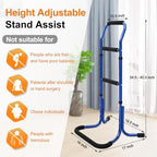 Chair Stand Assist for Elderly Bed Rails Adults Safety Assist Chair Lift Bed Cane for Seniors Bed Assist Bar Bedside Rail Sit to Stand Lift Portable Railing Mobility Aids Couch Assistance Stand Up