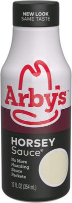 Arby’s Horsey Sauce, 12 fl. oz., All Purpose Horseradish Sauce for Sandwich Spreads, Seafood Cocktails, Chicken Marinades and More, Made with Vinegar, Horseradish Powder and Mustard