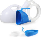 ONEDONE Portable Urinals for Men Women Urine Bottle Spill Proof Female Male Pee Bottle Urinal for Men Camping Toilet 68 OZ 47.24" Long Tube with Lid White