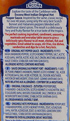 Encona West Indian Original Hot Pepper Sauce 142ML
