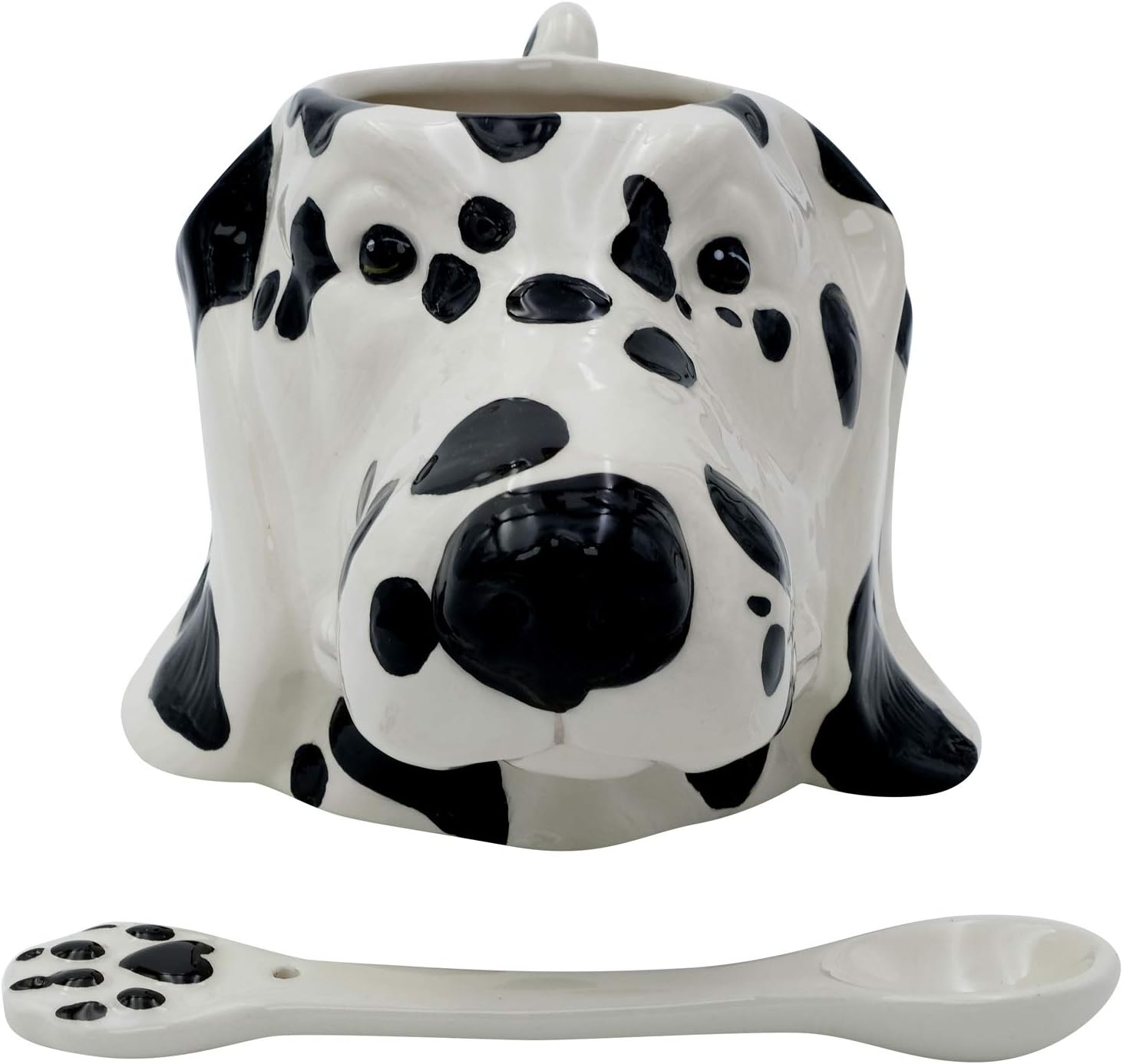 3D Hand Painted Dog Coffee Tea Ceramic Mug Cute Pet Perfect Dog Lover (Dalmatian)