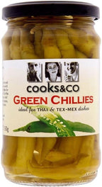 Cooks & Co Green Chillies (300g)