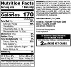 Atkins Endulge Chocolate Coconut Bar, Dessert Favorite, High in Fiber, 1g Sugar, 10 Count