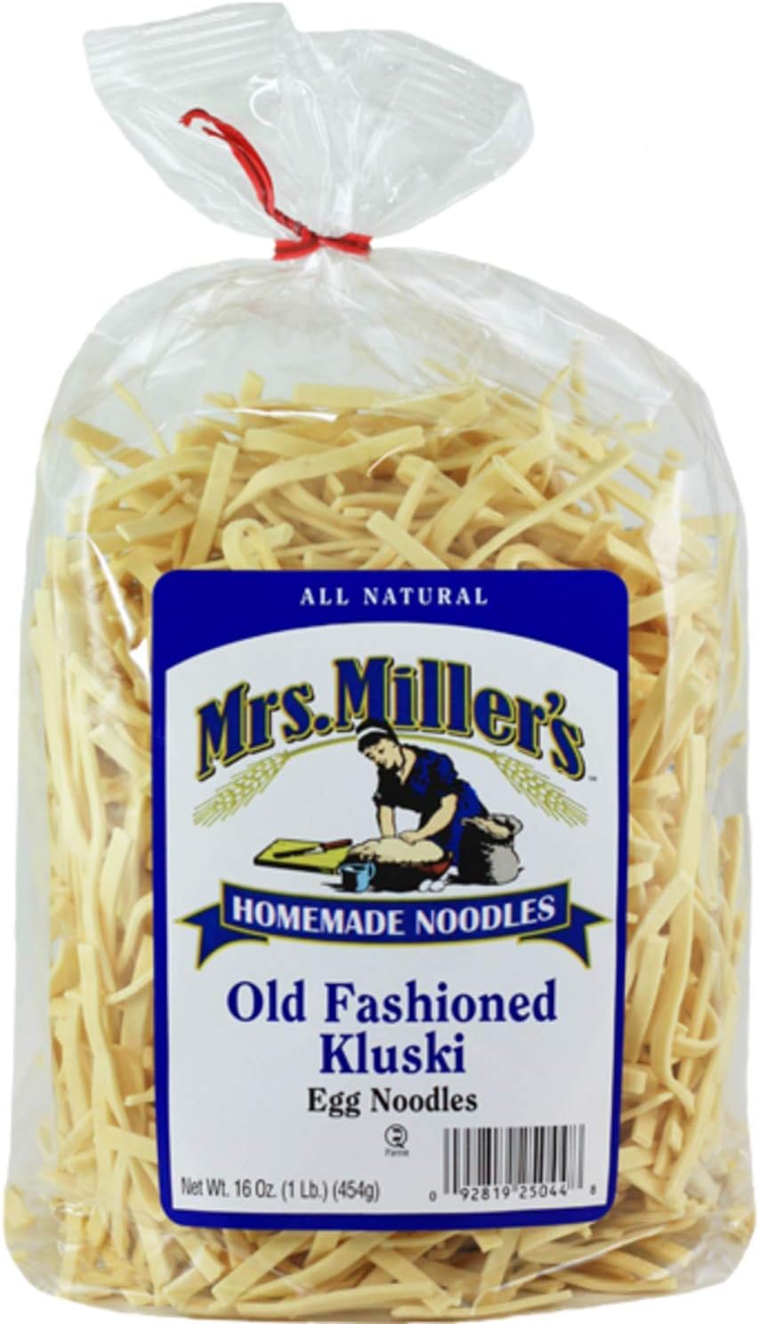 Mrs. Miller's Homemade Old Fashioned Egg Noodles, Kluski, 16 OZ (Pack of 1)