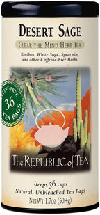 The Republic of Tea - Desert Sage Herbal Tea, 36 Tea Bags