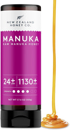 New Zealand Honey Co. Pure Manuka Honey UMF 24+ | 17.6oz | 500g Raw Honey