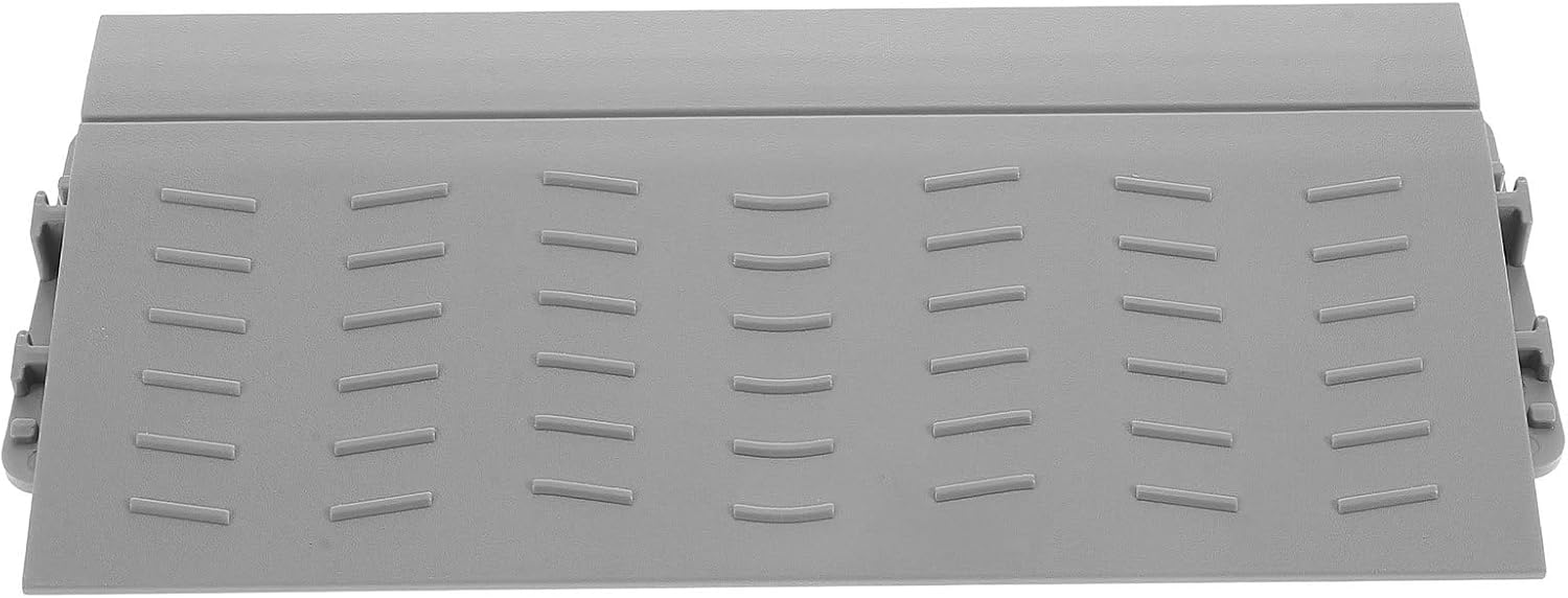 Cabilock Robot Vacuum Ramp 0.8 Inch Threshold Ramp for Doorways Indoor Outdoor Use Wheelchair Curb Grey
