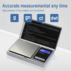 Portable Digital Scale 200g x 0.01g Accuracy,Weighing Electronic Scales Jewelry Scales Mini Digital Grams Scale Small Food Scale Ounces Grains Scale 200g Digital Pocket Gram Scale(Digital Scale)