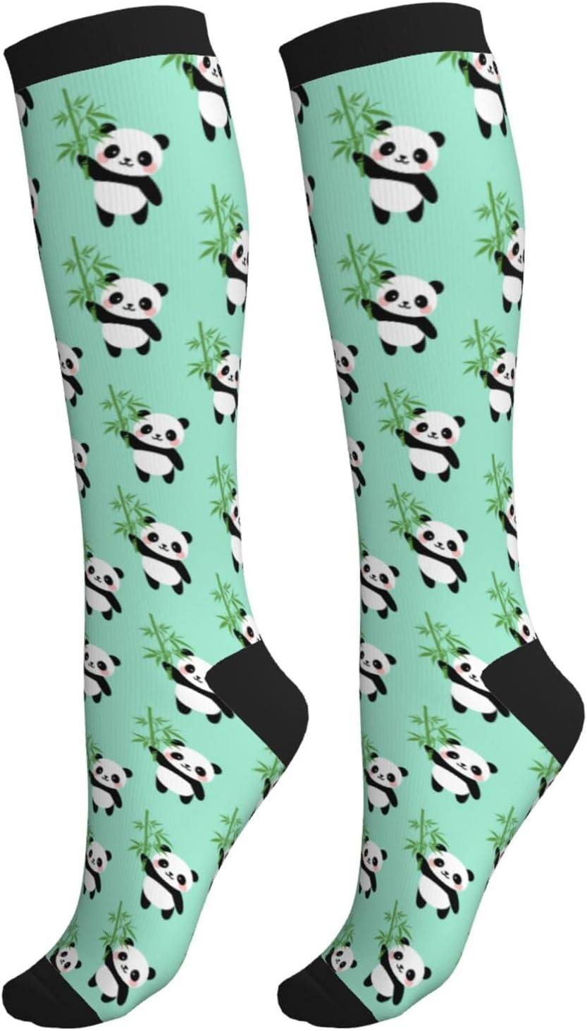 Duck Compression Socks Women and Men 15-20mmHg-Circulation Support Socks for Athletic Running Cycling