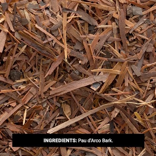 Frontier Co-op Pau d'Arco Bark, Cut & Sifted, Kosher, Non-irradiated | Bulk Bag | Tabebuia impetiginosa (Mart. ex DC.) | 16 Ounce (Pack of 1)
