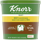 Knorr Professional Select Beef Base Bouillon, Gluten Free, No Artificial Flavors, 0g Trans Fat, 1.99lb (Pack of 6)