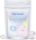 Pearl Powder Organic, 100% Natural DIY Skincare - Brightens, Whitens Skin, Anti-Aging, Firms Skin, Minimizes Pores, Hydrates, Antioxidant, Enhances Elasticity, Soothes, 100g (3.52oz)