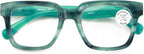 Large Oversized Progressive Clear Bifocal Reading glasses - No Line or Bubble - Zero Power on Top Reader