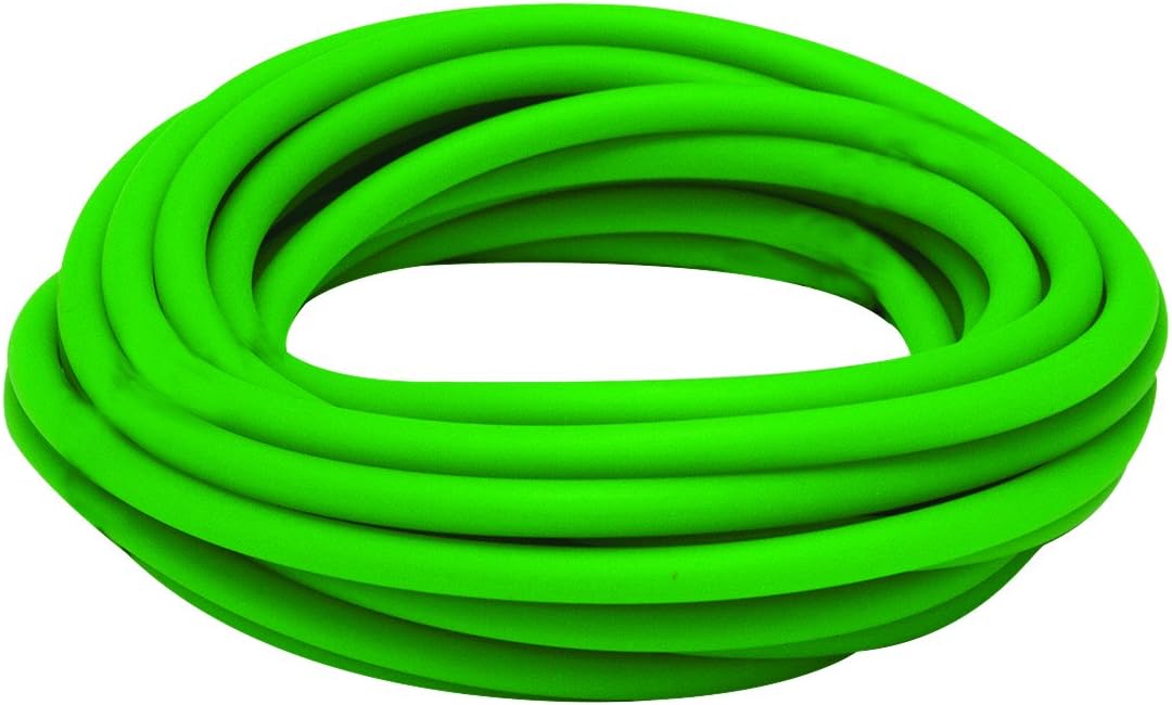 CanDo 10-5873 Sup-R Latex Free Exercise Tubing, 25' Roll, Medium, Green
