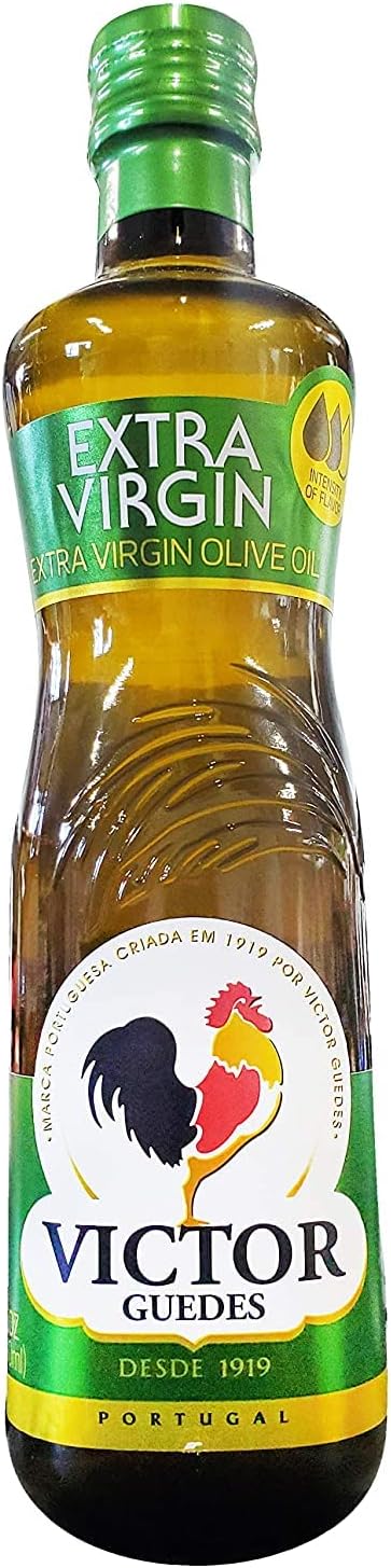Pure Extra Virgin Olive Oil (25.4 Oz 750 ml) - Virgin Olive Oil - Aceite de Oliva Extra Virgen, Premium, EVOO - Victor Guedes El Gallo,Tradition Since 1919 by Serendipity Life (Extra Virgin Olive Oil)