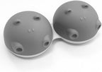 SPORTS WORLD VISION 1PC Grey Hippo Fun Contact Lens Case, Distinctive Cute Animal Design Contact Lenses Case Box, Portable, Lightweight, Cute & Fun Travel Storage/Soaking Lens Solution Case