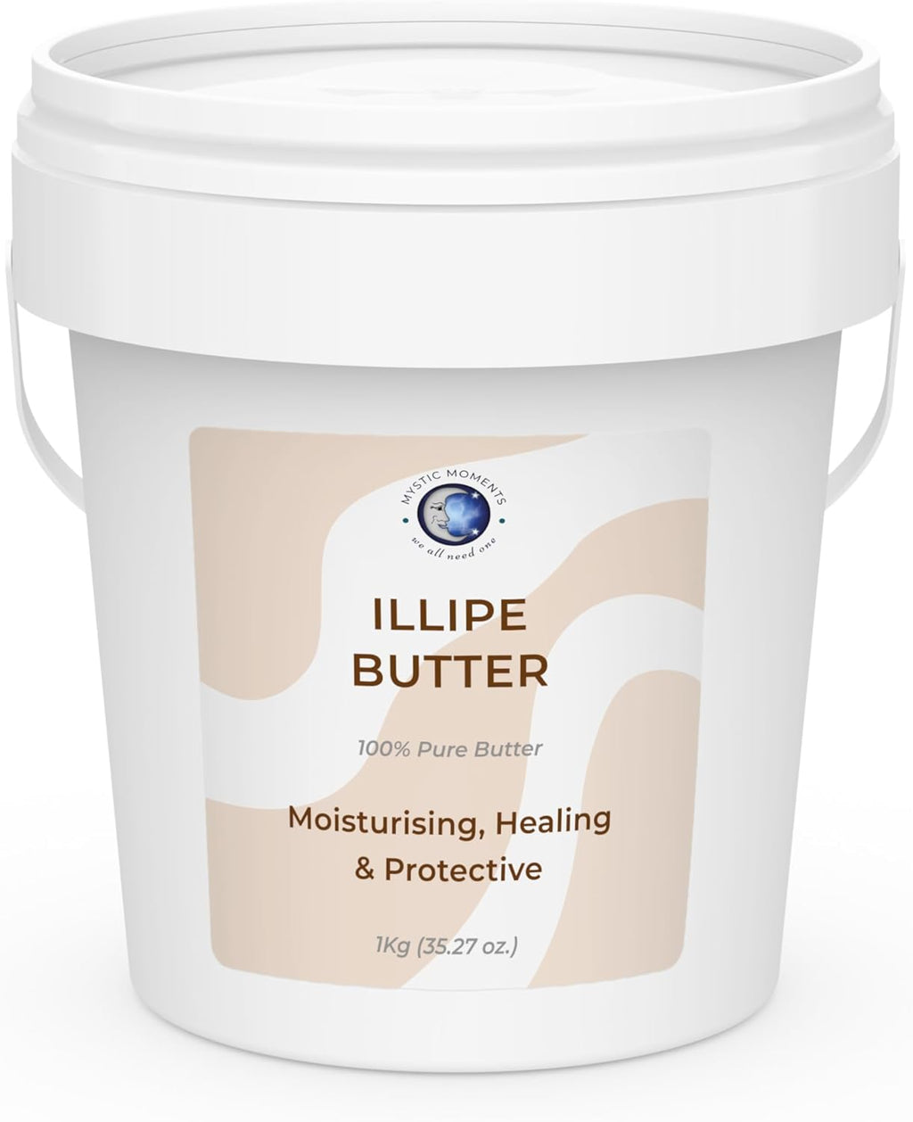Mystic Moments | Cosmetic Butters | Illipe Butter 1Kg - Pure & Natural Cosmetic Butters Vegan GMO Free
