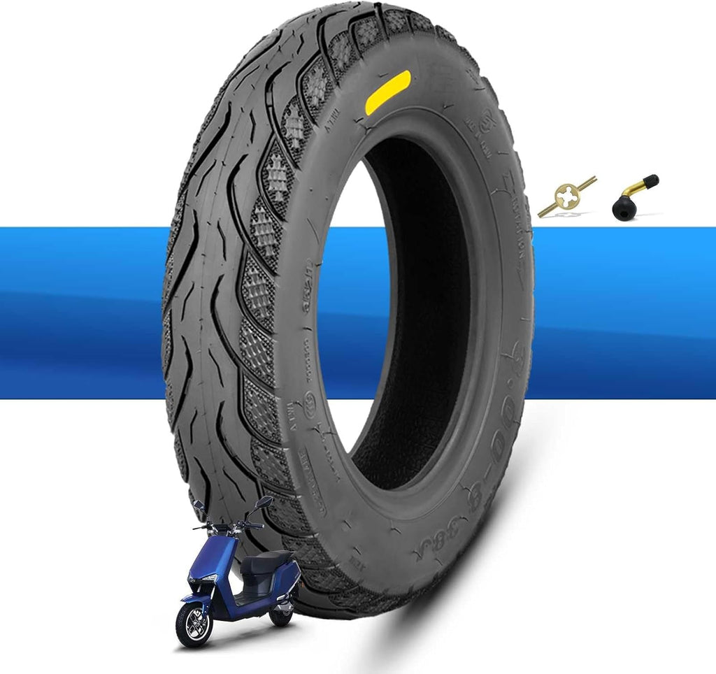 3.00-8 Scooter Tire | 3.00x8 Wheelchair Tires | Scooter Tubeless Street Tire 3.00-8 Front or Rear fits on 8 Inch Rim | Prevent Punctures & Prevent Sideslips for Scooter Replacement Tires | 4 P.R. 38J