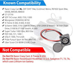 3 Wire 3-Pin XLR Charging Port Cable for E-Bike, E-Scooter, Mobility, Wheelchair, Drive Medical XLR Female Jack Connector Adapter Currie BA-071-7 XLR Cable with Waterproof Cover