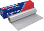 Heavy Duty Aluminum Foil - Commercial Grade Extra Thick - 18 Inch X 500 Ft Roll - Tear-Resistant Foil For Restaurants, Catering, BBQ, Food Prep & Outdoor Grilling