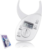 Portable Skin Fat Caliper Tester mm inch LCD Screen Athletic Women/Men Body Tools Monitoring Kit Handheld Body Fat Caliper