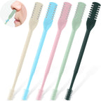 5Pcs 2-in-1 Nasal Hair Cutter, Double Sided Nose Hair Cutter, Portable 360° Rotating Manual Nose Hair Trimmer for Men and Women, Colorful