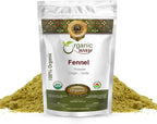 Organic Way Fennel Seed Powder (Foeniculum vulgare) - Improve Digestion | Organic & Kosher Certified | Raw, Vegan, Non GMO & Gluten Free | USDA Certified | Origin - India (1LBS / 16Oz)