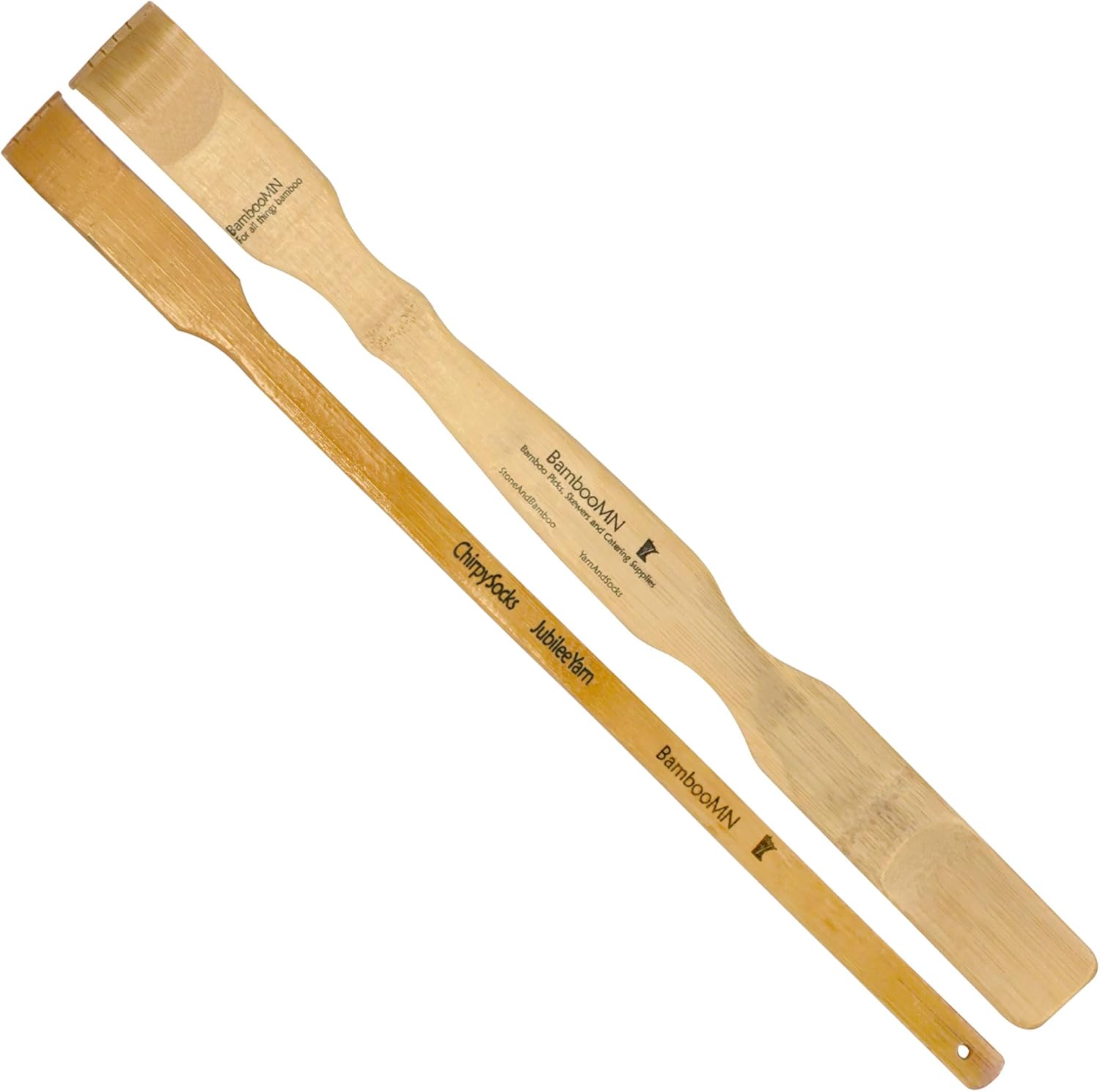 17.5" Combination Bamboo Back Scratcher Shoe Horn Backscratcher Shoehorn