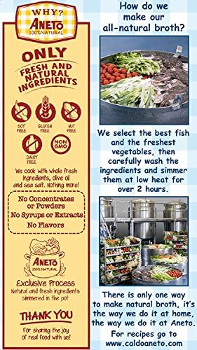Aneto 100% Natural Fish Broth (6 Pack)