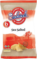 Seabrook Crinkle Cut Crisps - Sea Salted (6x25g) - Pack of 6