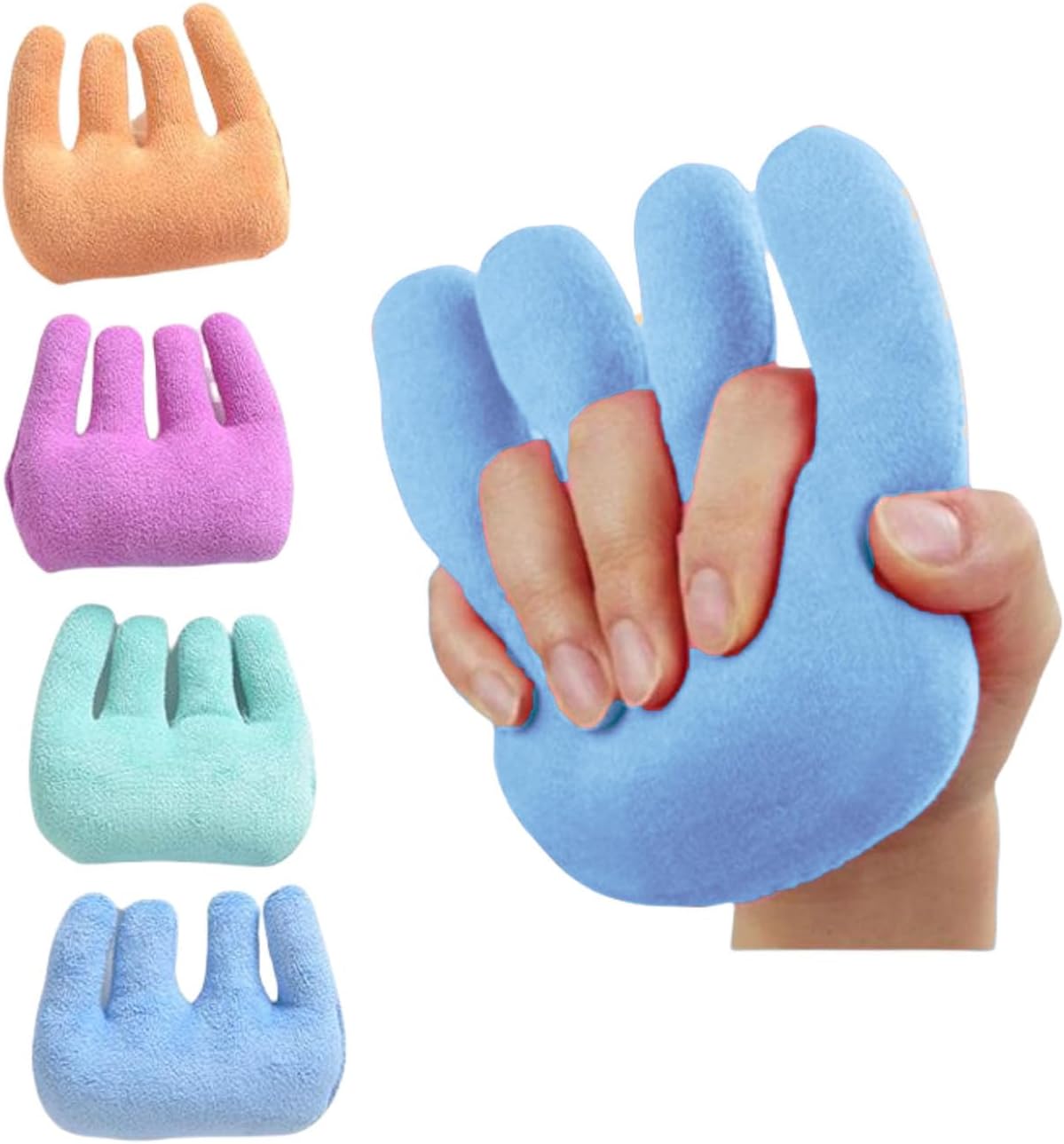 DEEYOTA Fingers Separation Pad,with an Elastic Palm Gripper,Used for Rehabilitation Treatment of Arthritis and Skin Damage
