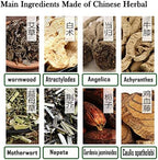 100Bags Mugwort Herb Foot Soak , Lymphatic Drainage Chinese Herbal Organic Wormwood Leg Foot Bath Bag, Chinese Herbal Foot Bath Spa Powder Kits Foot Reflexology Rela