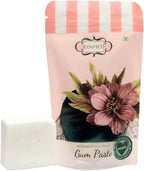 Confect White Gum Paste for Cake Decorating | Chef-Grade Sugar Paste for Making Elegant Roses, Flowers, Ruffles & Leaves | Perfect for Christmas Cakes & Fondant Decorations | Vegan, Gluten-Free, Nut-Free, Palm Oil-Free- 8.8 Oz