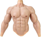 SMITIZEN Silicone Muscle Suit Upgraded Version Male Chest with Arms Realistic Fake Muscle Costume Cosplay Halloween Carnival