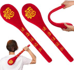 2PCS Massage Stick for Back, Manual Beat Meridian Back Massager Stick, Handheld Massage Hammer with Zipper for Pain Relieving