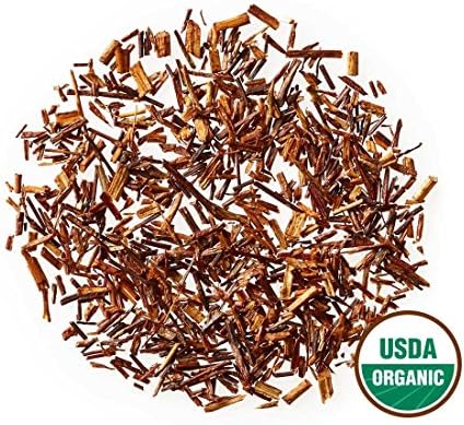 Golden Moon Tea Rooibos Tea - Organic Herbal Tea - Caffeine-Free - Loose, Non-GMO - Travel Tin (30 Servings)