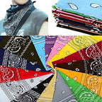 Boolavard 1s, 6s, 9s or 12 Pack Cowboy Bandanas Bandana with Original Paisley Pattern