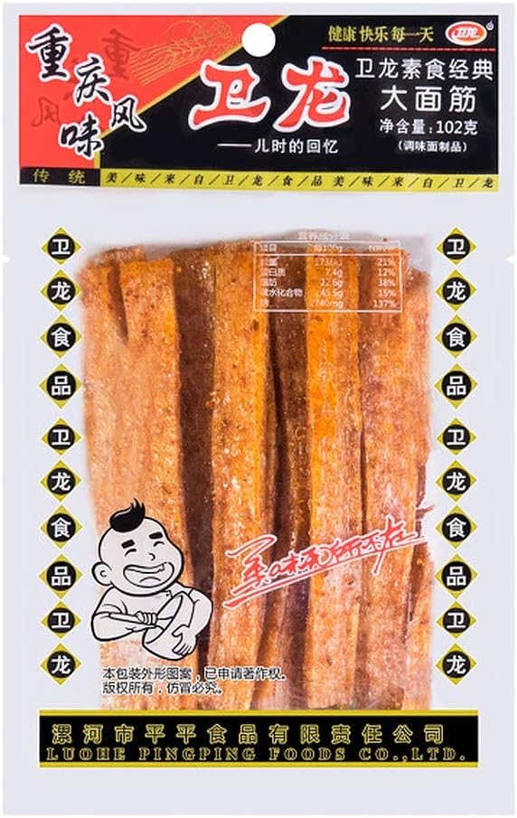 Wei Long Spicy Gluten Snack, 102g