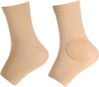 Paded Skate Ankle Protector Ankle Gel Discs Cushion Pads, Ice Skating Boots Ankle Guards Ankle Gel Sleeve for Skating Riding Ski Ankle Protection Universal Size (Skating Ankle Pads Sleeve)