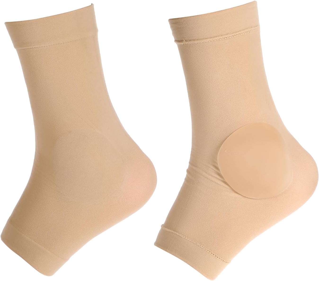 Paded Skate Ankle Protector Ankle Gel Discs Cushion Pads, Ice Skating Boots Ankle Guards Ankle Gel Sleeve for Skating Riding Ski Ankle Protection Universal Size (Skating Ankle Pads Sleeve)