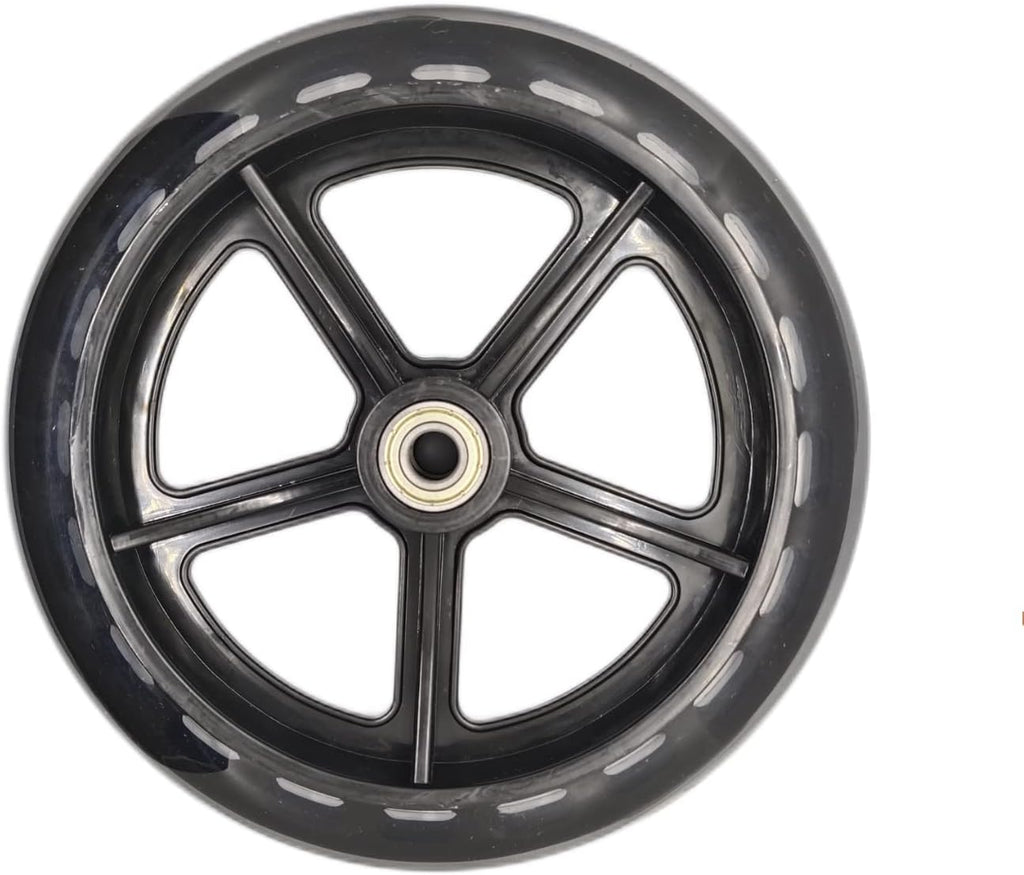 knee walker scooter replacement wheels,7.5 Inch Wheel with Non Marking Polyurethane,Front or Rear Wheel Assembly, Universal Parts.,fits 796,KneeRover most models and other brands knee walker(1Ea,)