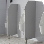 Men's Public Toilet Partition, Wall-Mounted Urinal Partition for Men's Urinal, Waterproof Public Health Partition Urinal Privacy Screen, Men's Urinal Privacy Screen with Accessories ( Size : 1PCS )