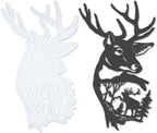 Deer Wall Decor Resin Silicone Mold, Deer Antlers Head Epoxy Casting Mold for Wall Hanging Mount Decor, DIY Door Wall Art Home Party Unique Decoration