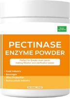 Pectinase Enzyme Powder |Premium Enzyme for Fruit Processing | Pectin-Breaking Enzyme for Juice Clarification & Yield Improvement | 125gm